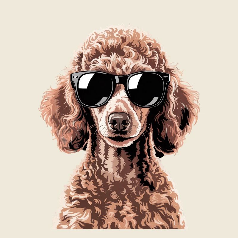 Brown Poodle