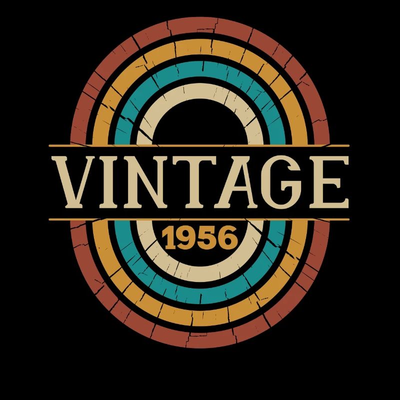 Vintage Geburtstagsgeschenk 1956 Retro Geboren 1956