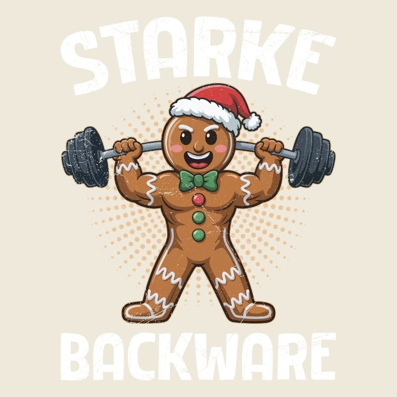 Gingerbread Man STARKE BACKWARE Funny