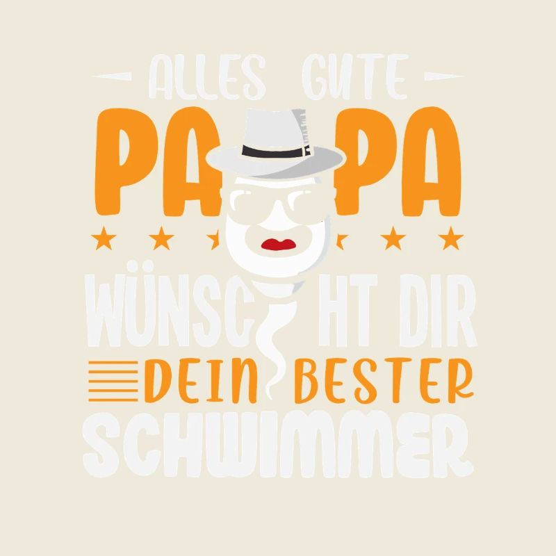 Alles Gute Papa wünscht dir dein bester Schwimmer