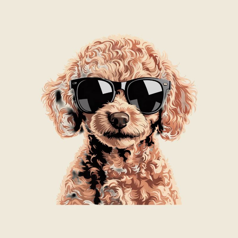 Caniche Jouet Marron