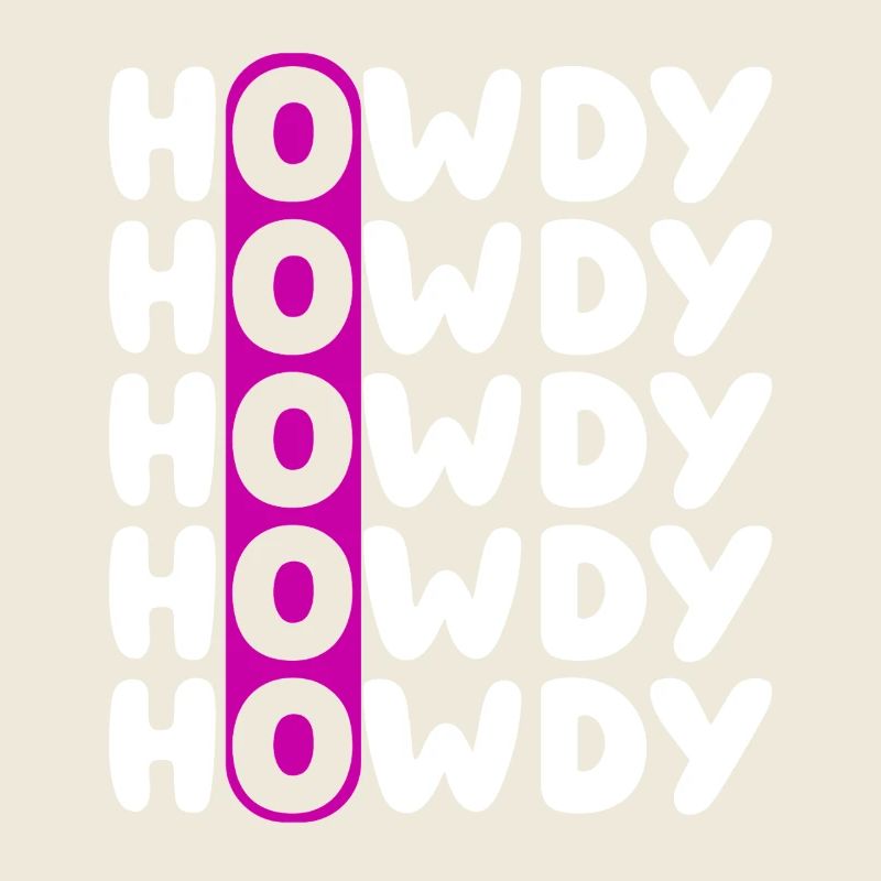 Howdy Repeat O Western Pattern