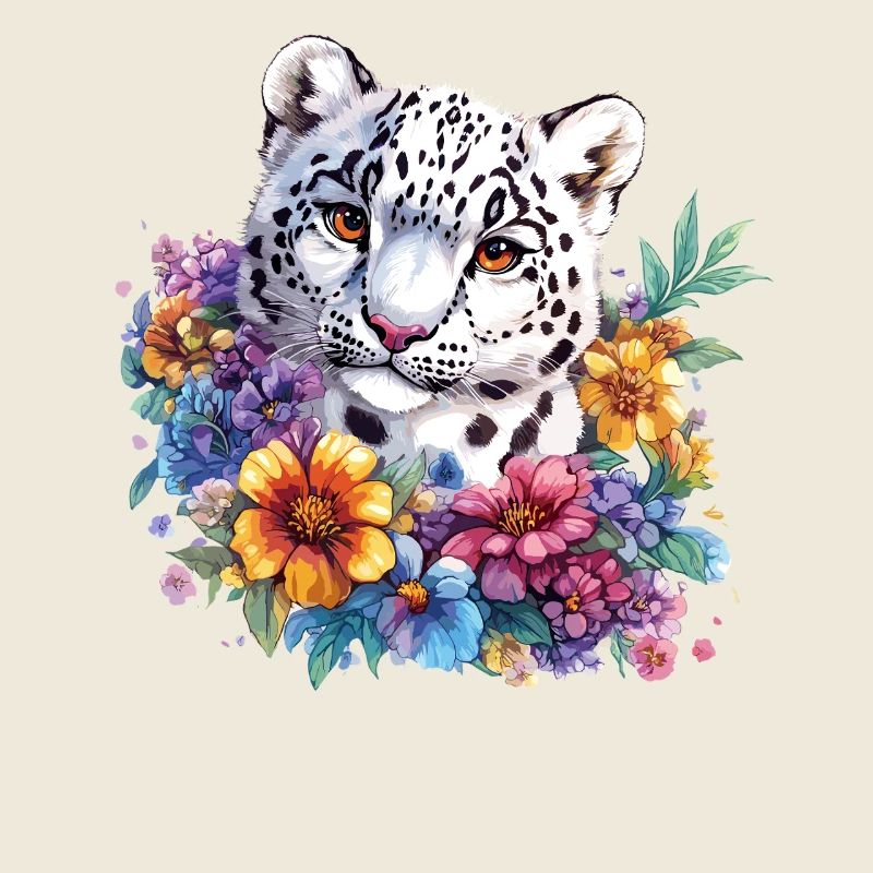 Leopard Blumenzauber