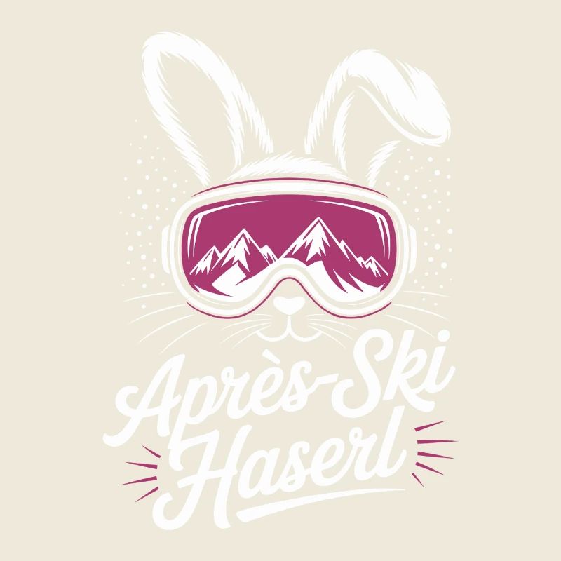 Après-ski bunny hut fun Skier ski bunny