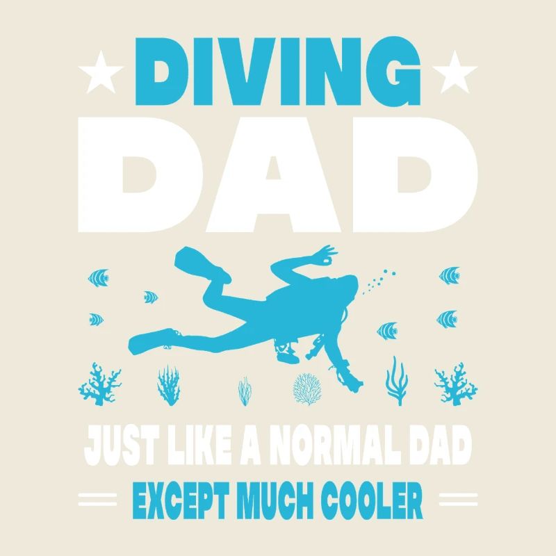 Diving Dad – Funny Diver Gift for Dads