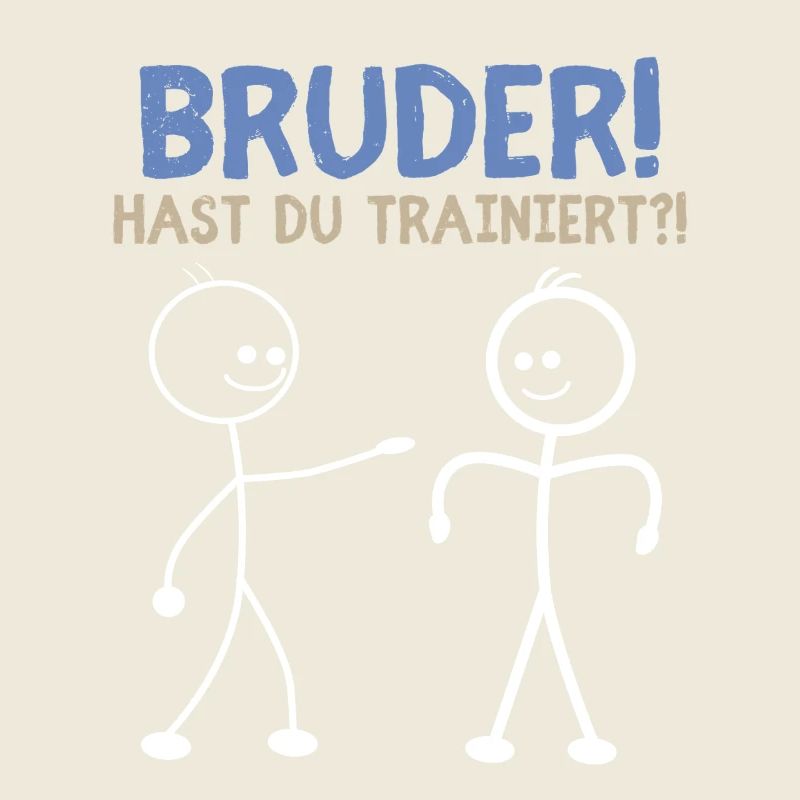 Strichmännchen HAST DU TRAINIERT LUSTIG