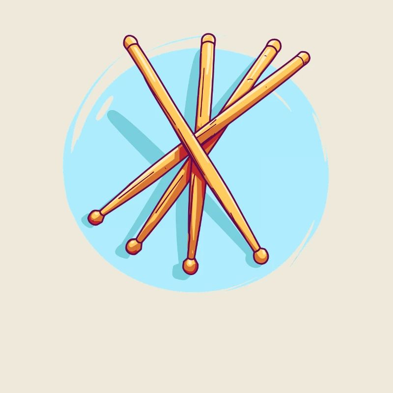 Drumsticks Zeichnung