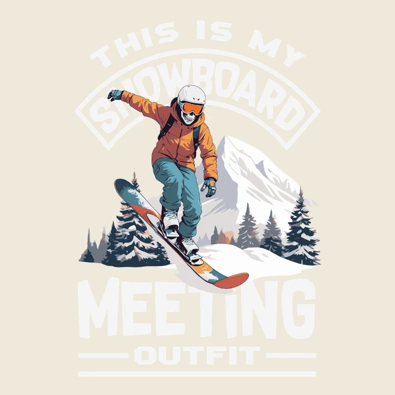 Télésiège de réunion de snowboard snowboard