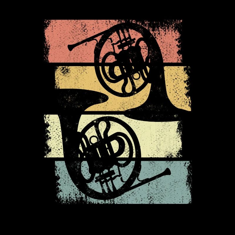 French Horns Drawing