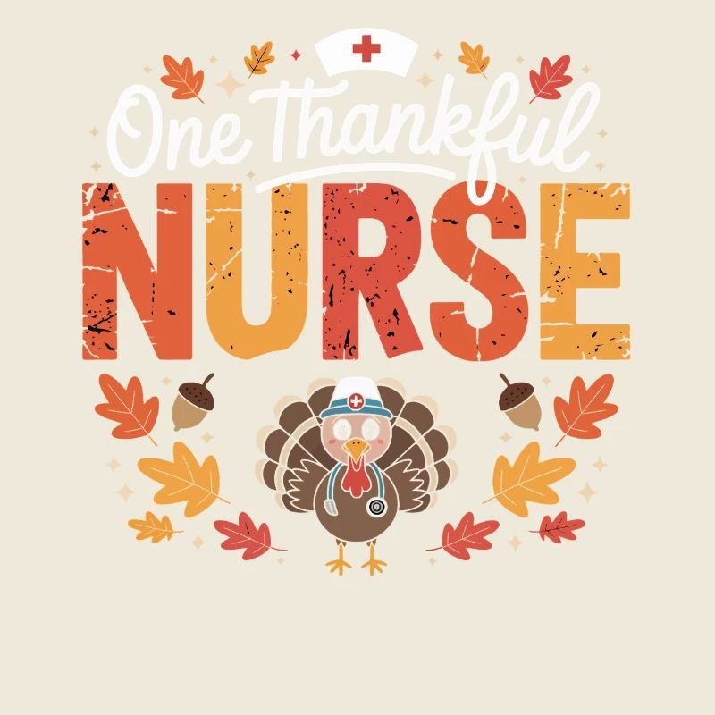 Dankbare Pflegekraft Truthahn