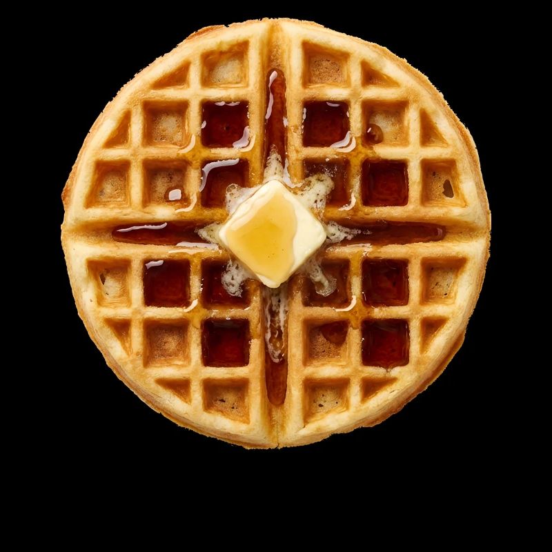 Waffel-Kostüm-Frühstück Halloween Einfache Waffel