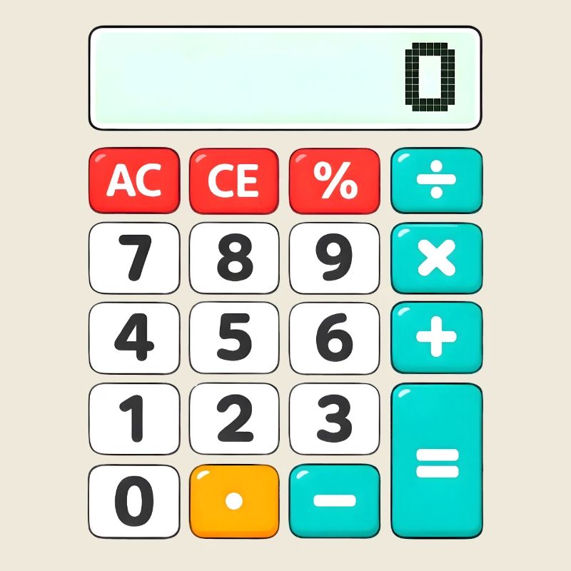 Retro-Farbblock-Rechner