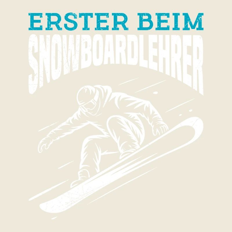 Snowboard ERSTER BEIM SNOWBOARDLEHRER LUSTIG