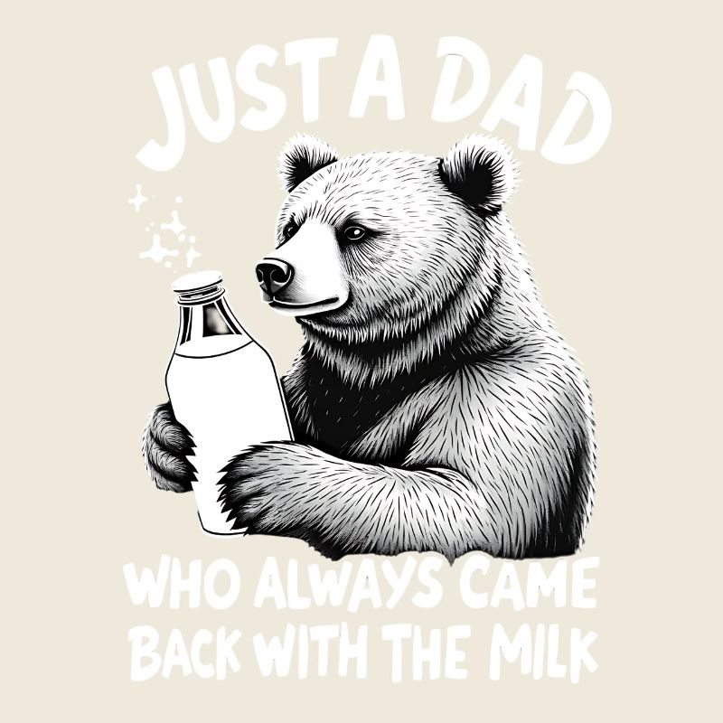 Bär mit Milch – Vatertier Spruch