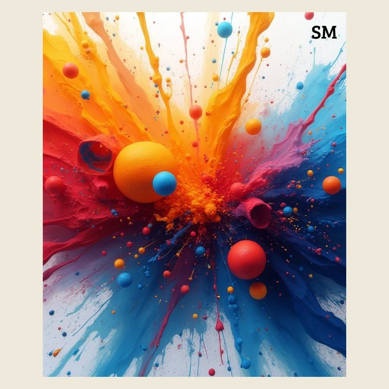 Abstract Color Explosion