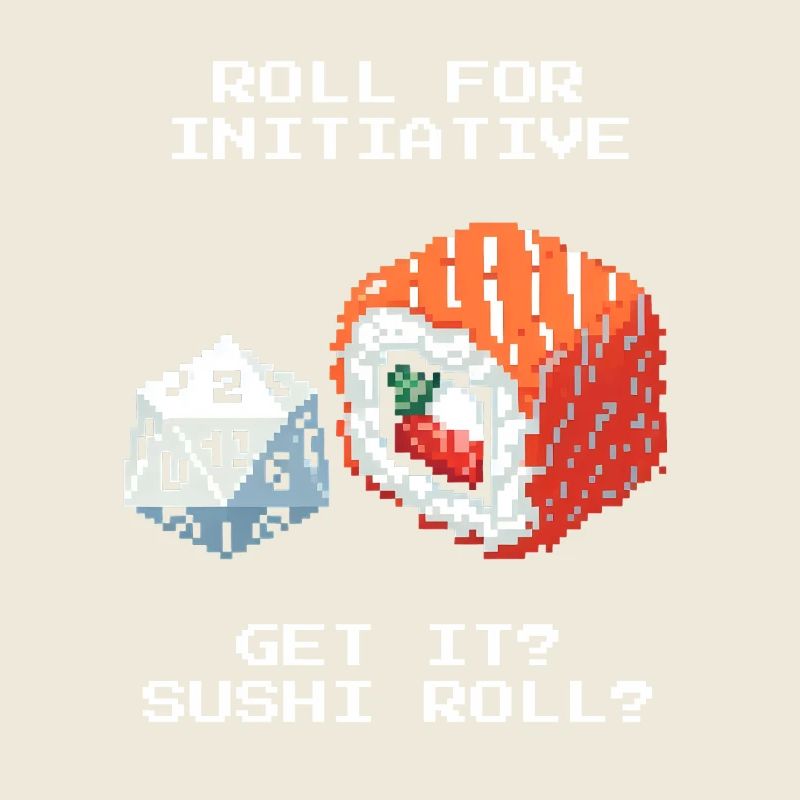 Lancer l’initiative | Jeu de mots sur le Sushi Roll