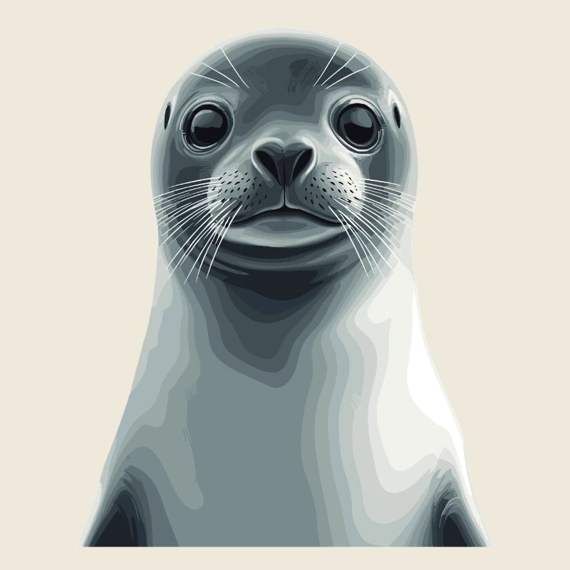 Portrait mignon du sceau