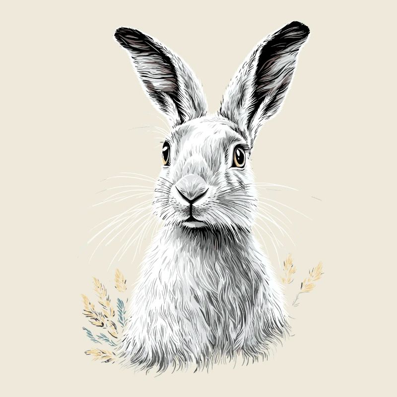 Mountain Rabbit Arctic Hare Albino Rabbit White Rabbit