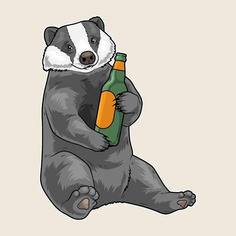 Bouteille de bière Badger