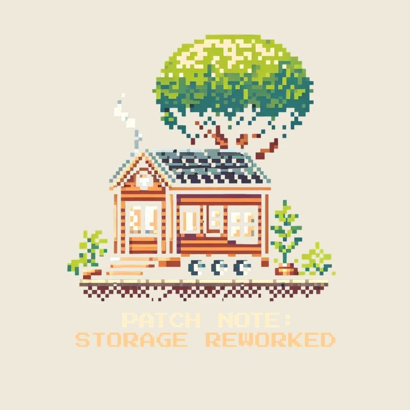 Storage space revised | Tiny House Order