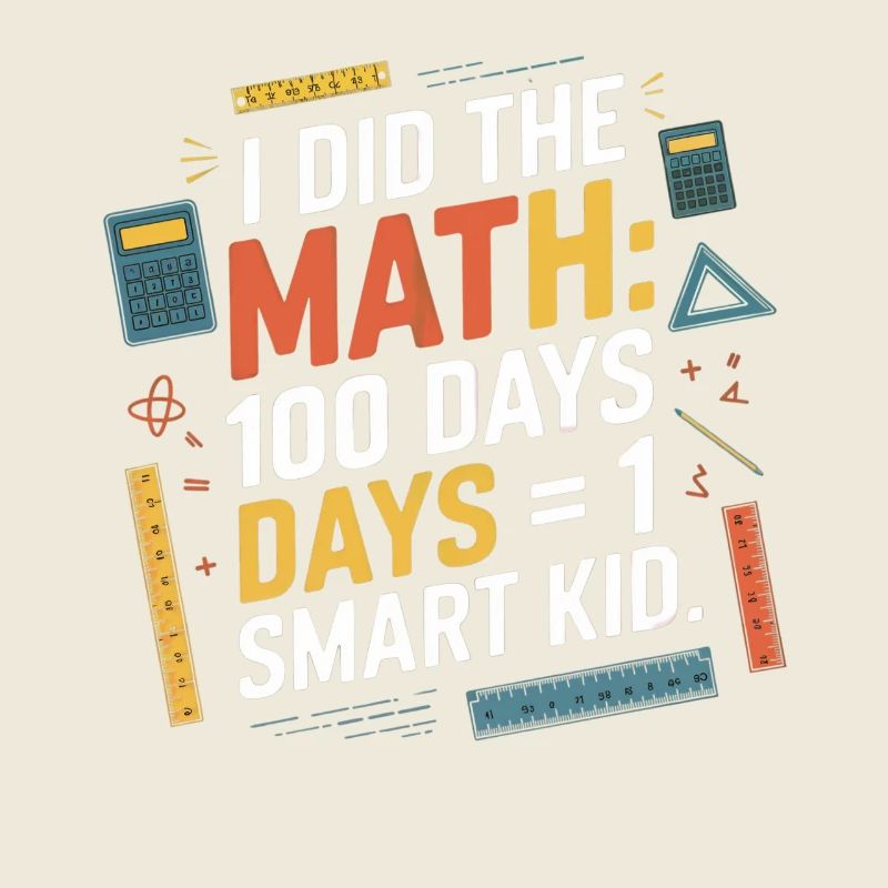 Mathe Meilenstein: 100 Tage = Ein kluges Kind