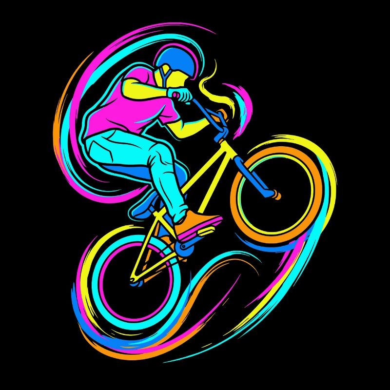 Cycliste de BMX
