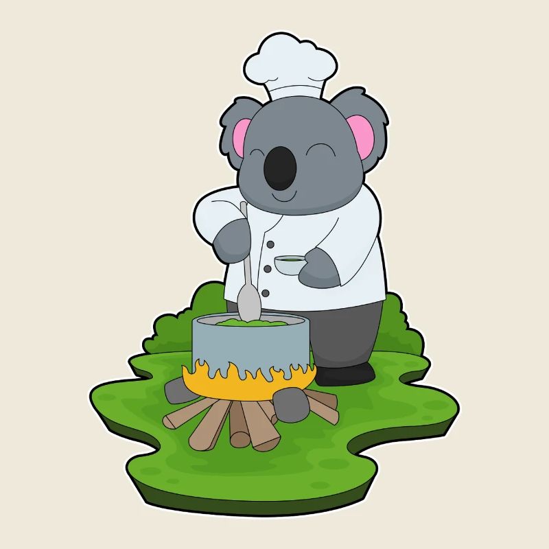 Koala Cooking Pot Cooking