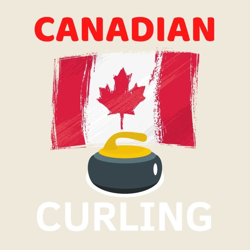 Curling et Drapeau Canadien