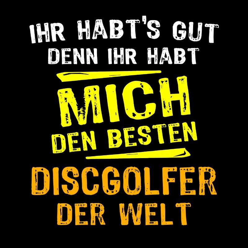 Discgolfer Geschenk