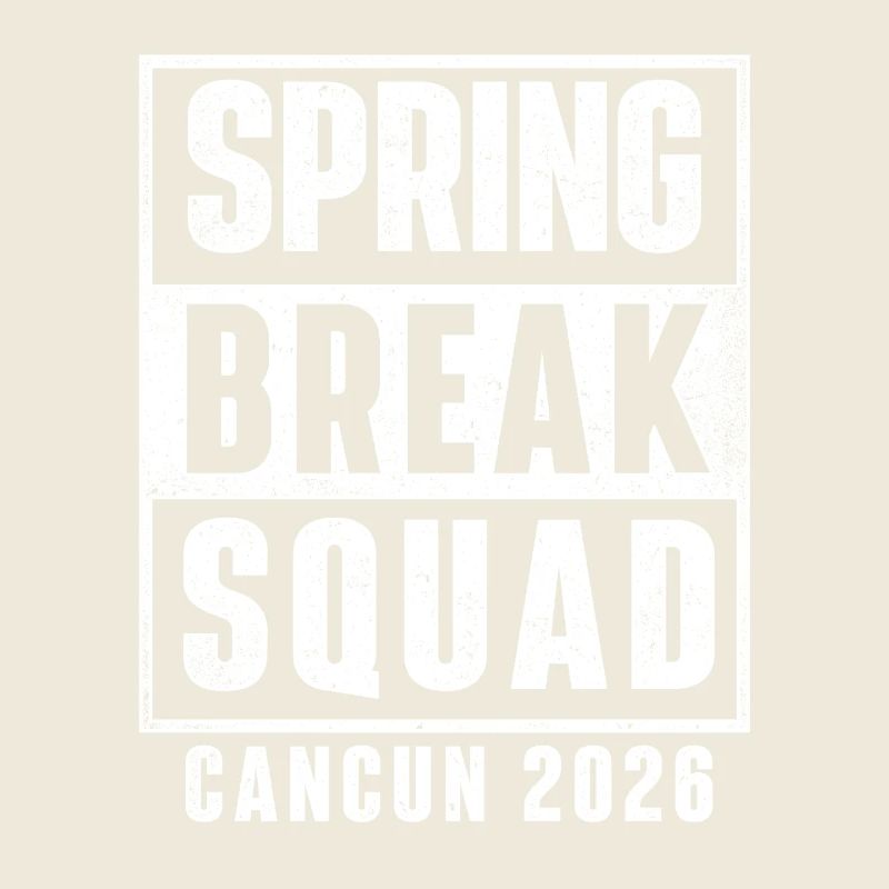 Spring Break Squad Cancun 2026 Girls Trip Cruise