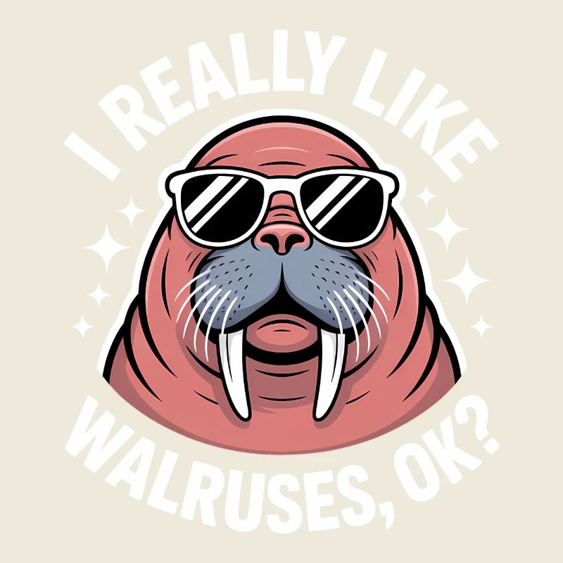 Walross Spruch Walrosse Lustiges Walross Geschenk 