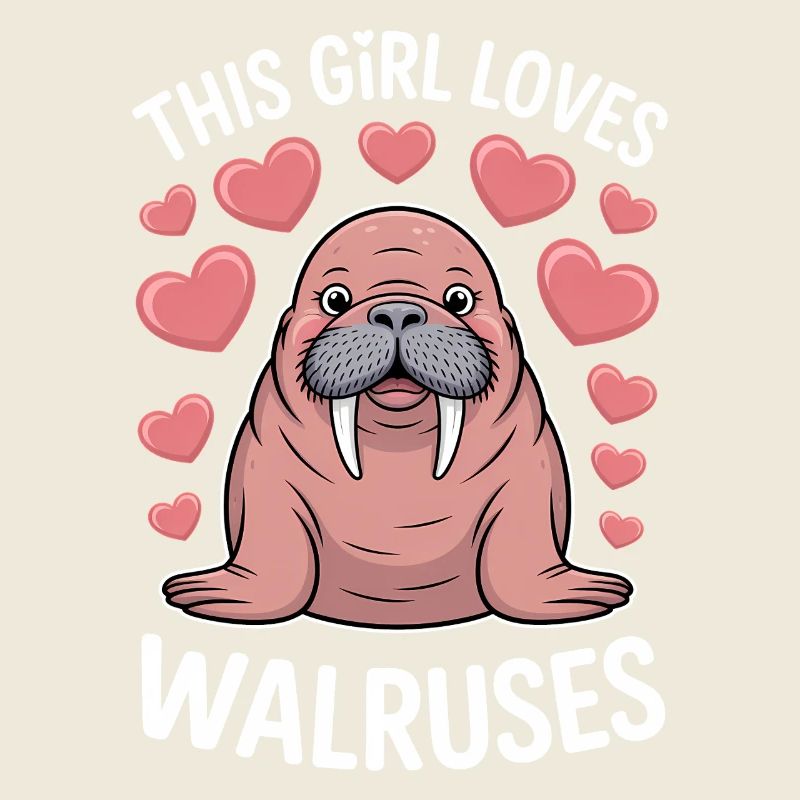 Walross Spruch Walrosse Lustiges Walross Geschenk 