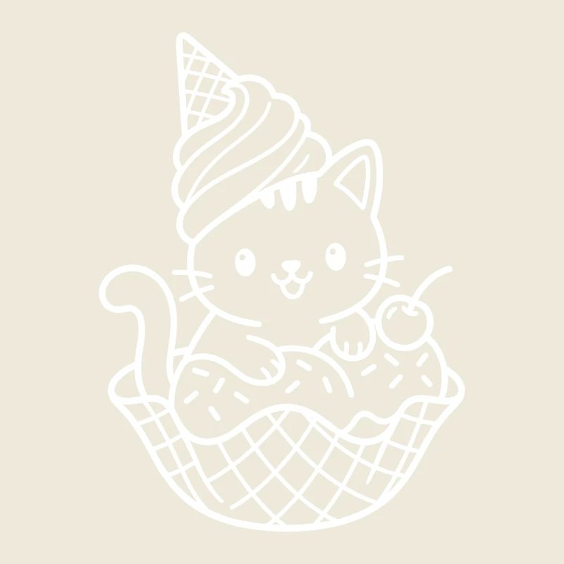 Glace Kawaii Cat