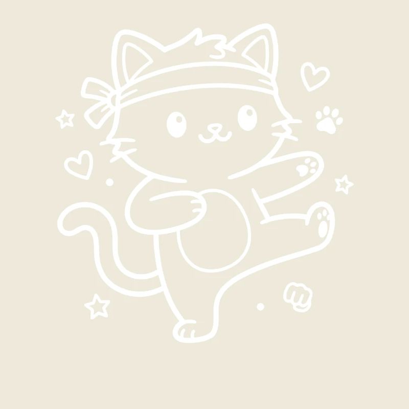 Karate Kawaii Cat