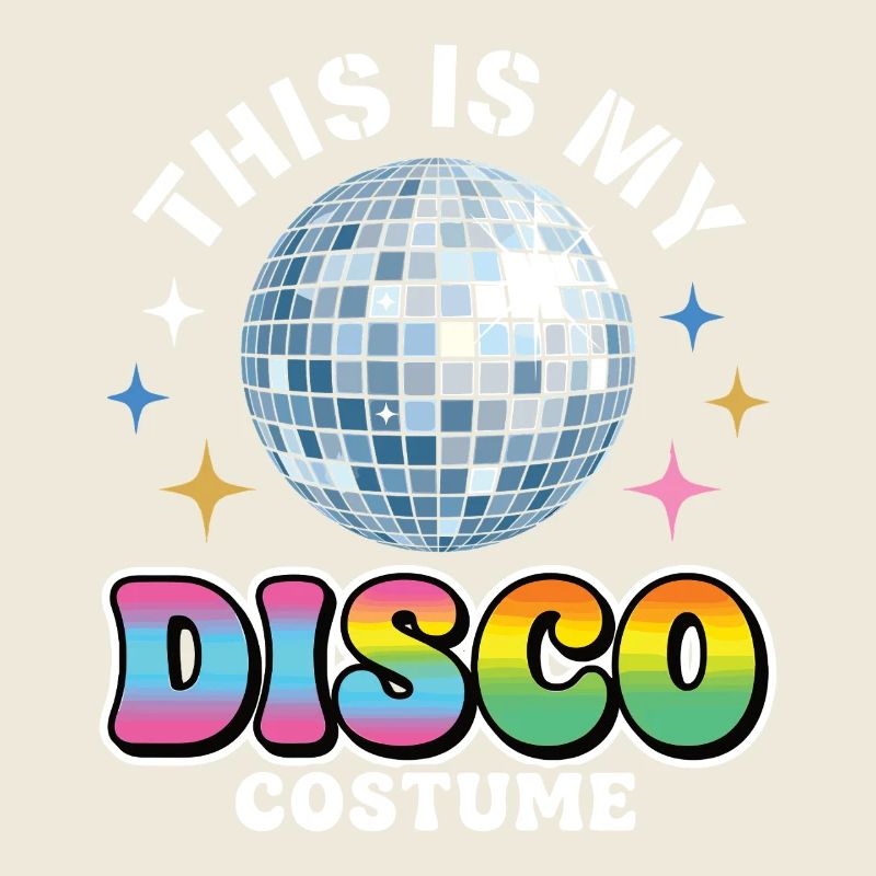 Voici mon costume disco boule disco
