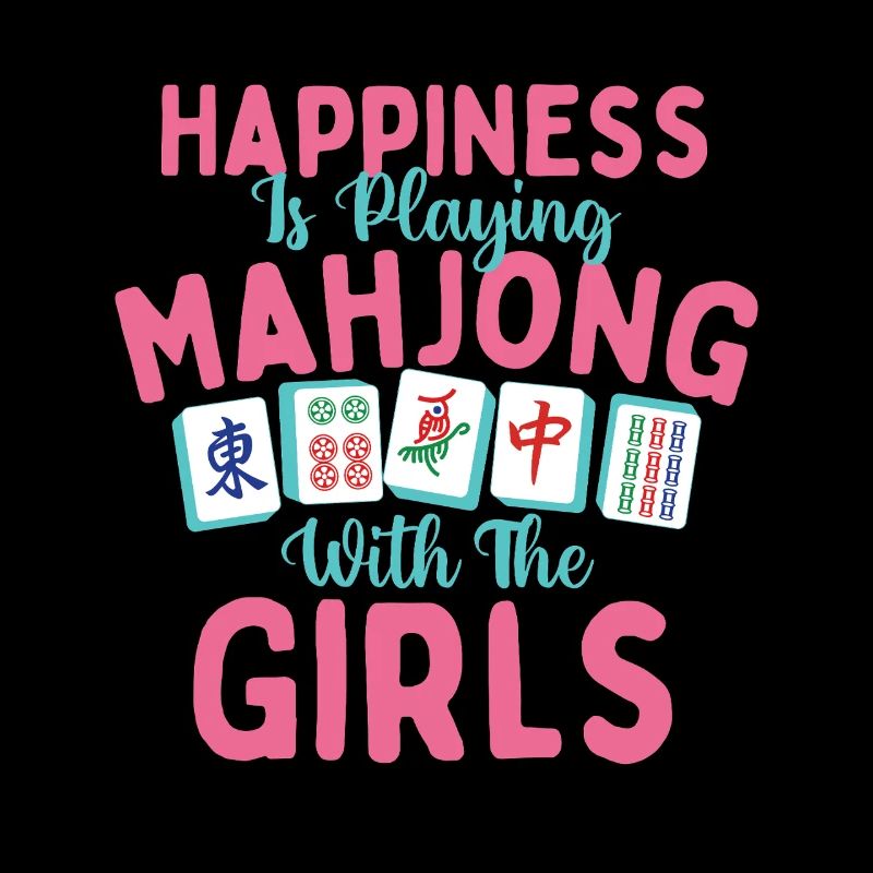 Glück beim Mahjong spielen mit den Mädchen