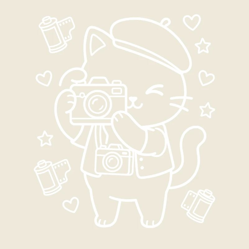 Photographer Kawaii Cats