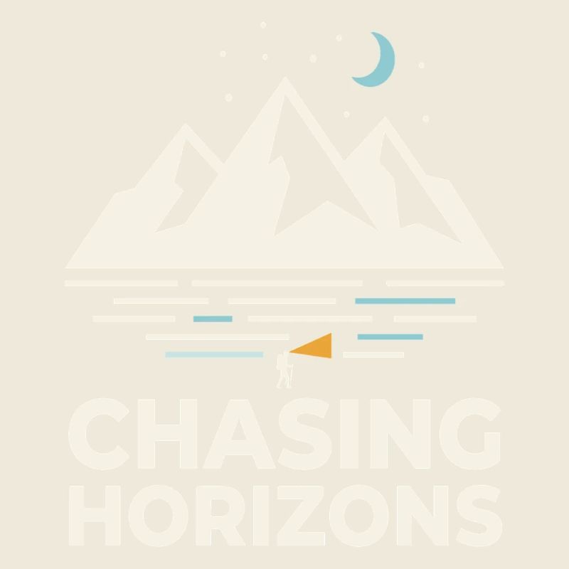 Chasing Horizons Night Mountains Motif