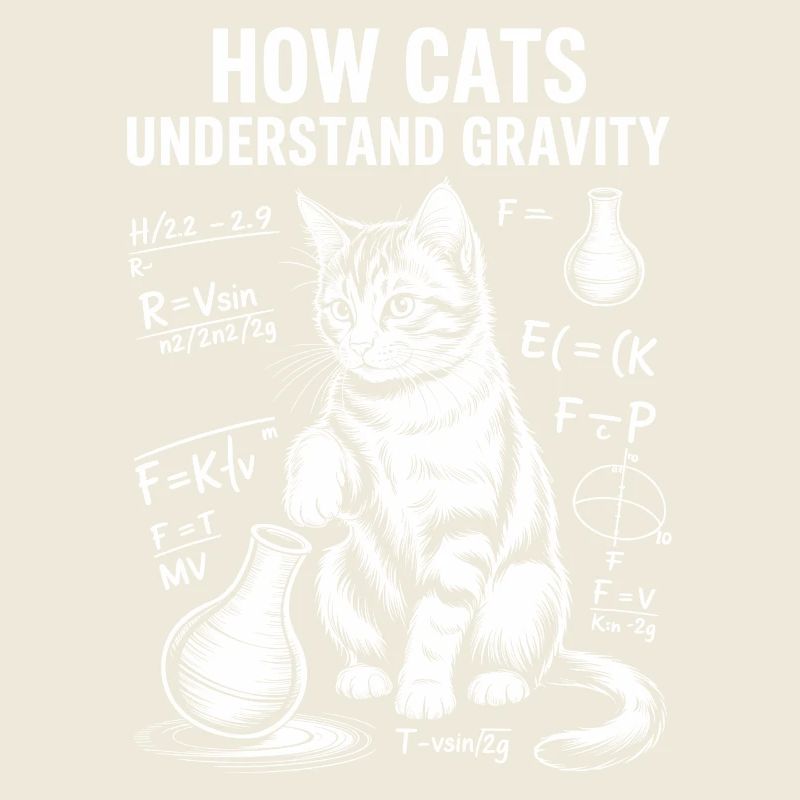 Physik Katzen Sprüche Mathe Witz Physik Geschenk