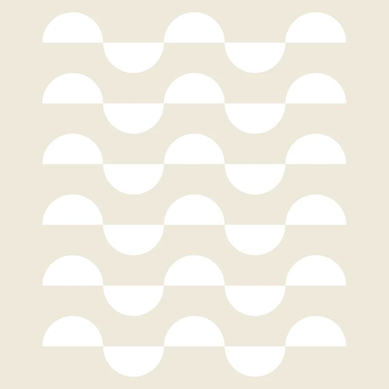Monochrome Wave Arc Repeat