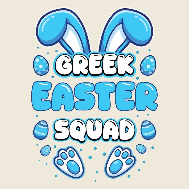 Griechische Ostermannschaft Pascha Frohe Ostern