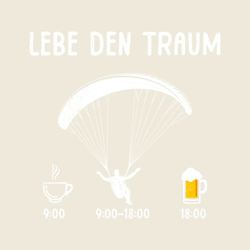 Paraglider LEBE DEN TRAUM Lustiges
