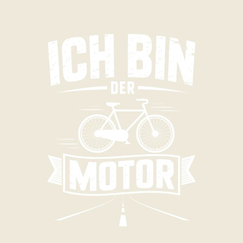 Ich bin der Motor Bicycle Emblem