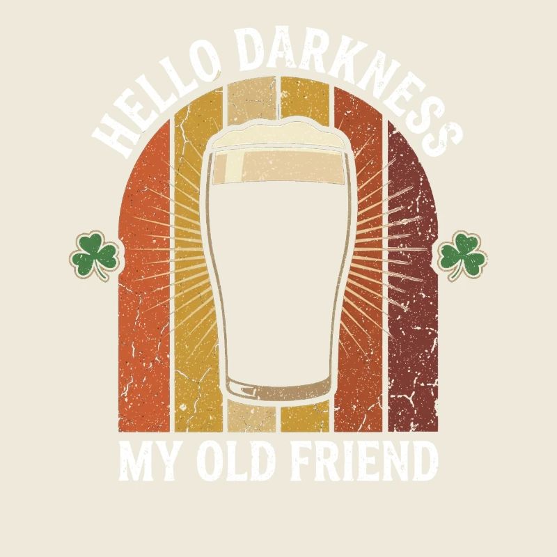 Hello Darkness My Old Friend Trinkt Stout-Bier