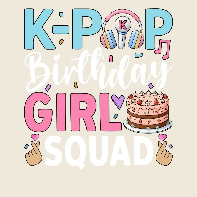 K-Pop Birthday Girl Squad