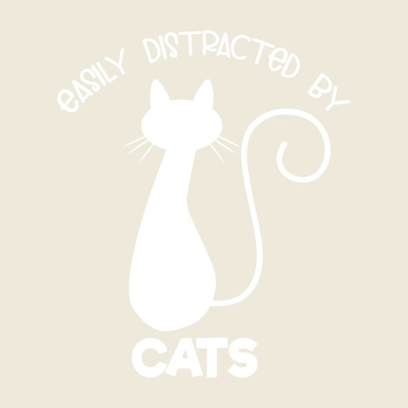 Facilement distrait par les chats