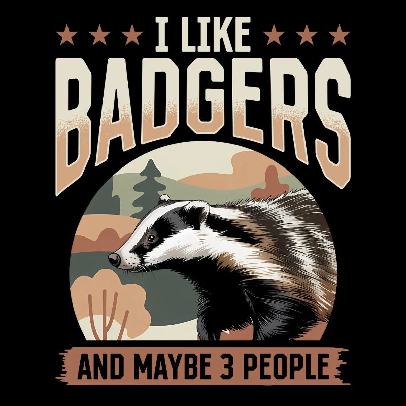 Funny Animal Badger