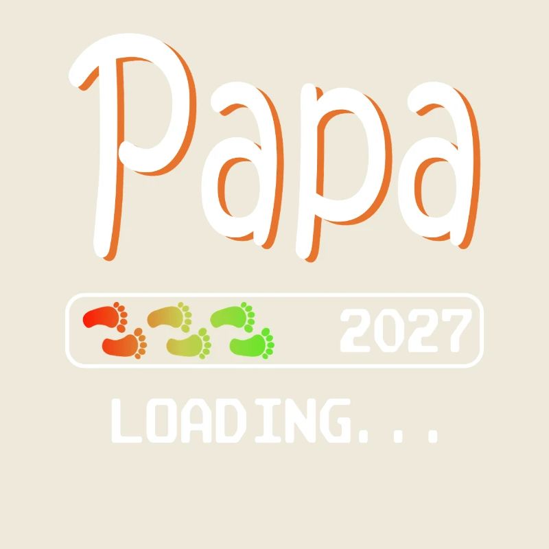 Papa 2027 loading Werdender Vater Schwangerschaft