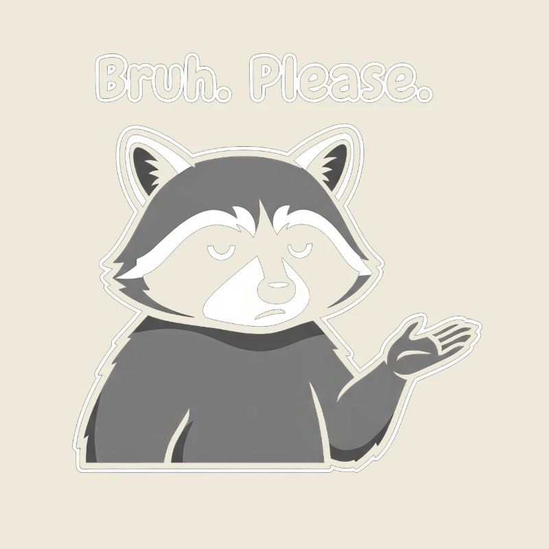 Mec, s’il te plaît, le Mème des ratons laveurs