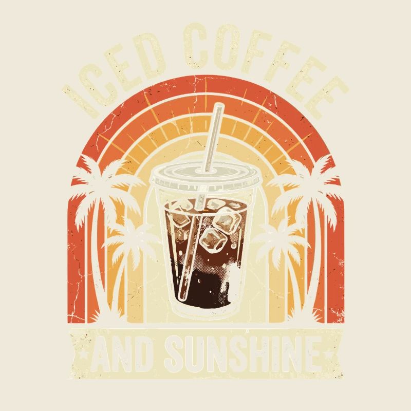 Eiskaffee und Sonnenschein